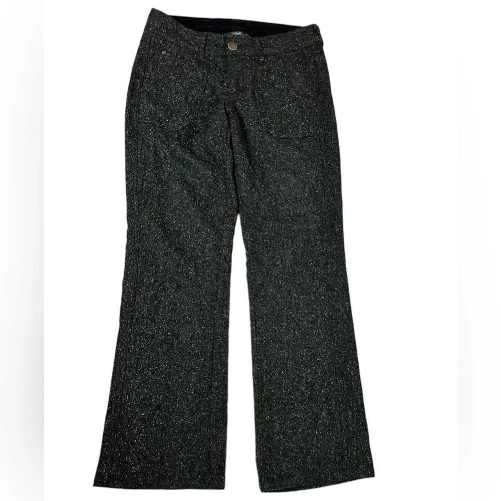 Woolrich Woodlyn Onyx Wool Tweed Pants Size 6 Women's